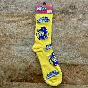 5/$20 NEW Adult Yellow Cap'n Crunch Cereal Socks
